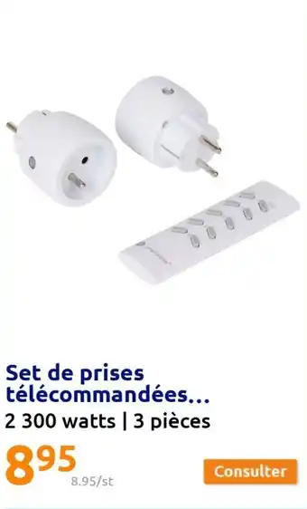 Set de prises télécommandées