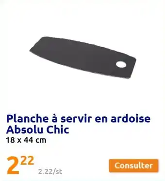 Action Planche à servir en ardoise absolu chic offre