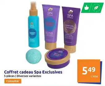 Action Coffret cadeau spa exclusives offre
