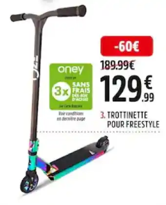 Trottinette pour freestyle
