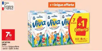 Netto Lait uht viva candia offre