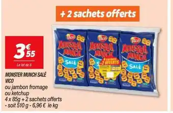 Netto Monster munch salé vico offre