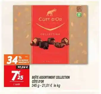 Boîte assortiment collection côte d'or
