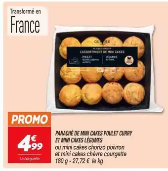 Netto Panaché de mini cakes poulet curry et mini cakes légumes offre