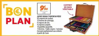 Netto Coffret dessin et peinture 86 pièces offre