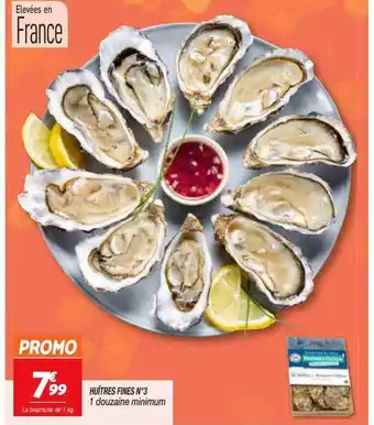 Huître fines n°3