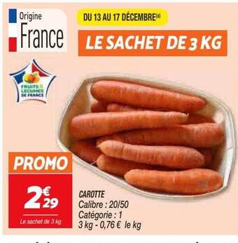 Netto Carotte offre