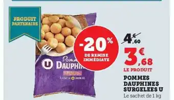 U Express Pommes dauphines surgelées u offre