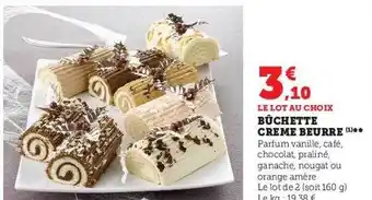 U Express Bûchette crème beurre offre