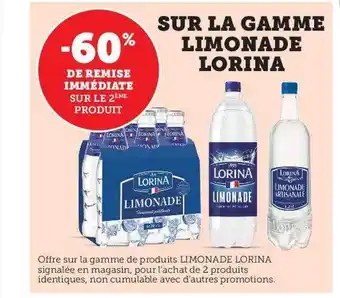 La gamme limonade lorina