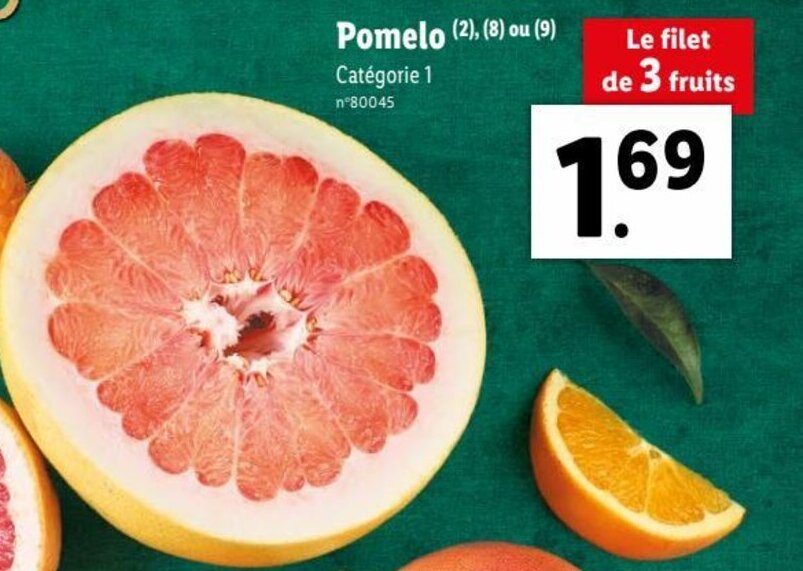 Promo Pomelo chez Lidl