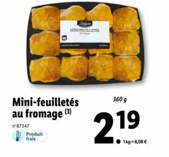 Lidl Mini-feuilletés au fromage offre