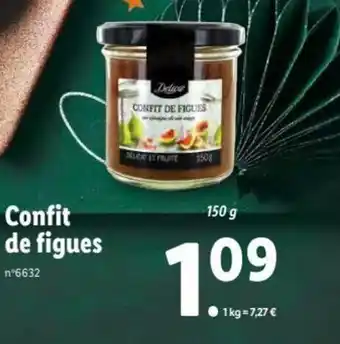 Lidl Confit de figues offre