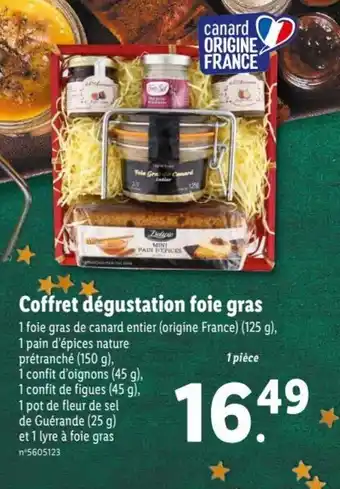Lidl Coffret dégustation foie gras offre