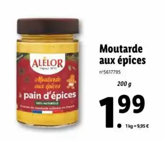 Lidl Moutarde aux épices offre