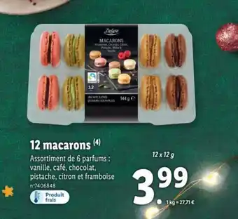 12 macarons