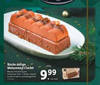 Lidl Buche design Mohammed Cheikh offre