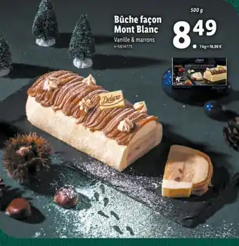 Lidl Buche Facon Mont Blanc offre