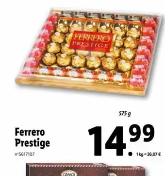 Lidl Ferrero Prestige offre