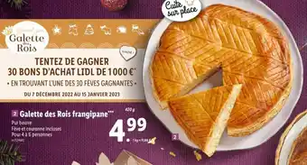 Galette des Rois Frangipane