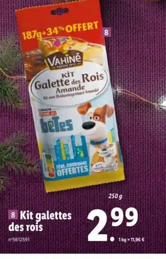Lidl Kit galettes des Rois offre