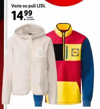 Lidl Veste Ou Pull Lidl offre