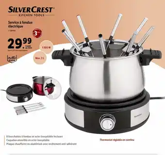 Lidl Silver Crest Service a Fondue Electrique offre