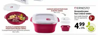 Lidl Accessoire Pour Four a Micro-Ondes offre