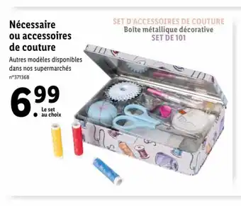 Lidl Necessaire Ou Accessoires de Couture offre