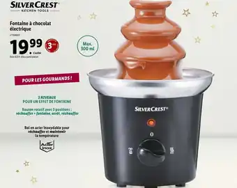 Lidl Silvercrest Fontaine a Chocolat Electrique offre
