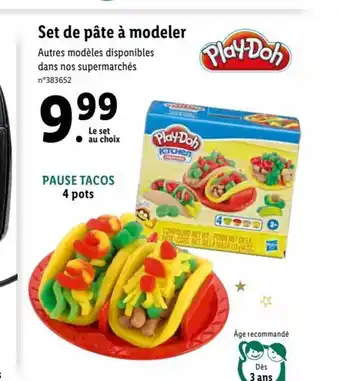 Lidl Play-Doh Set de Pate a Modeler offre