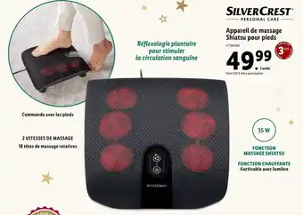 Silver Crest Appareil de Massage Shiatsu Pour Pieds