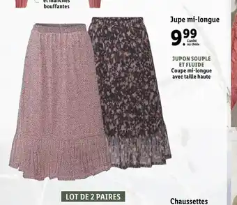Lidl Jupe Mi-Longue offre