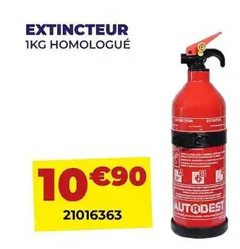 Carter-Cash Extincteur offre