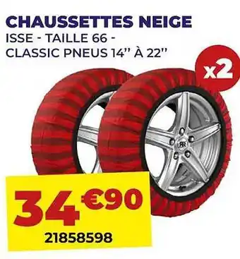 Carter-Cash Chaussettes neige offre