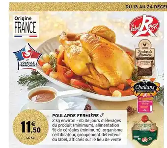 Poularde fermière