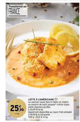 Intermarché Lotte à l'américaine offre
