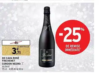 Do cava rosé freixenet cordon negro