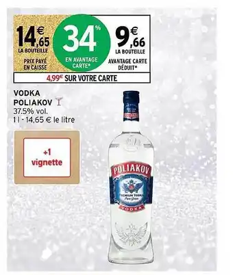 Intermarché Vodka poliakov offre