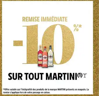 Intermarché Martini offre