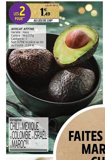 Intermarché Avocat affiné offre