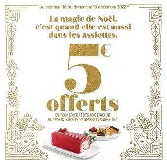 Intermarché Express Rayon bûches et desserts surgelés offre