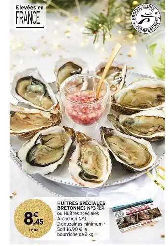 Intermarché Hyper Huîtres spéciales bretonnes n°3 offre