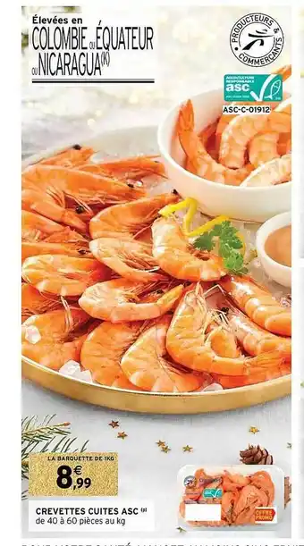 Intermarché Hyper Crevettes cuites asc offre