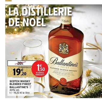 Scotch whisky blended finest ballantine's