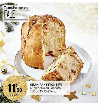 Intermarché Hyper Gran panettone offre
