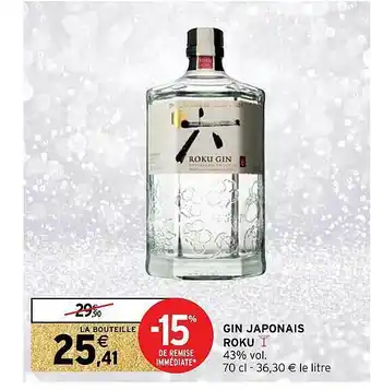Intermarché Hyper Gin japonais roku offre