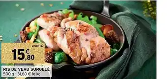 Intermarché Hyper Ris de veau surgelé offre