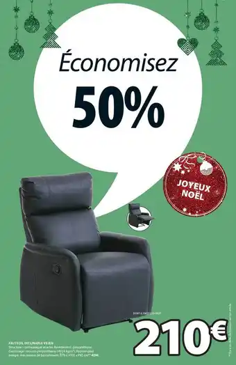 JYSK Fauteuil inclinable vejen offre