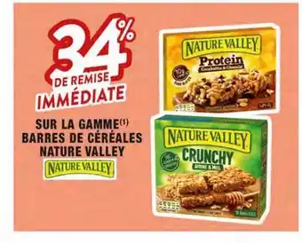 Migros La gamme barres de céréales nature valley offre